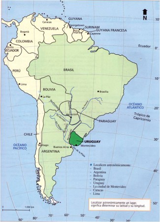 Ubicación de Nuestro País en América del Sur